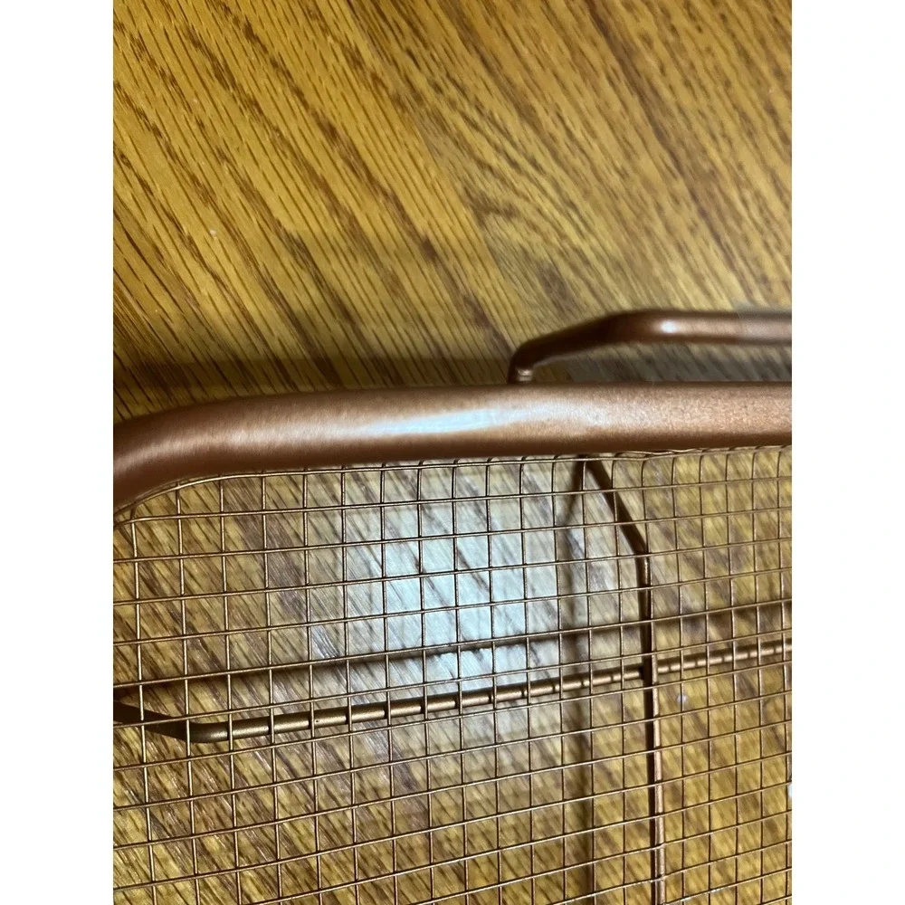 Gotham Steeel Nonstick Crisper Basket Copper Finish Wire Basket Tray